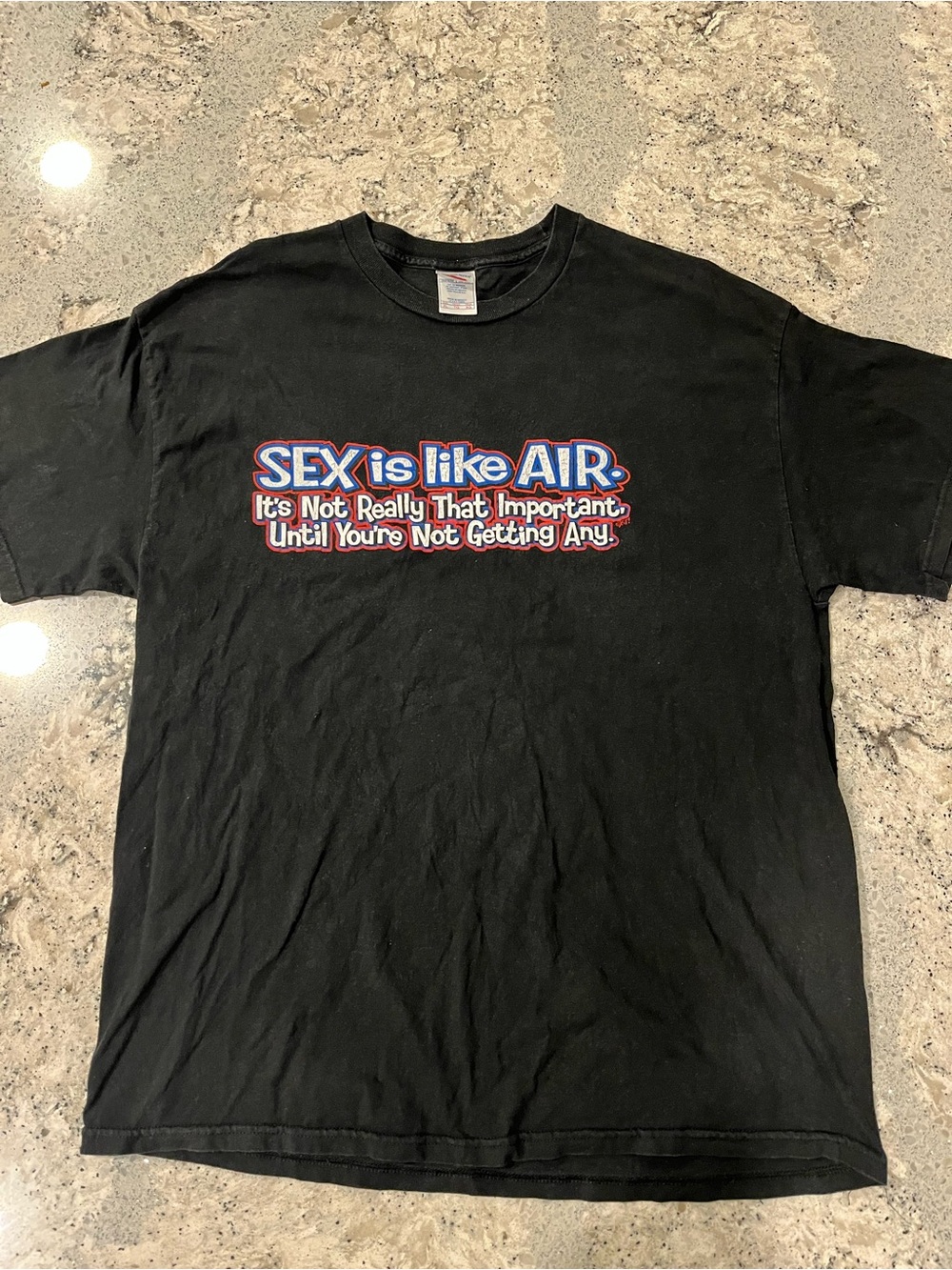 2000s Funny “Sex is Like Air” Tee